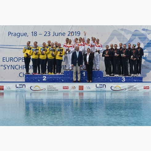 Завершилось Первенство Европы-2019 по синхронному плаванию