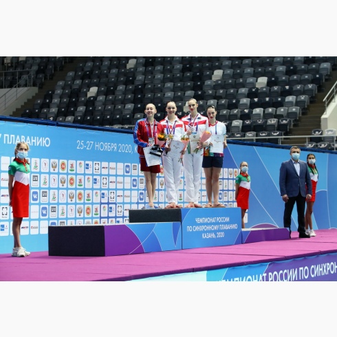 Дарья Кирсанова завоевала «золото» в технической программе на чемпионате России по синхронному плаванию