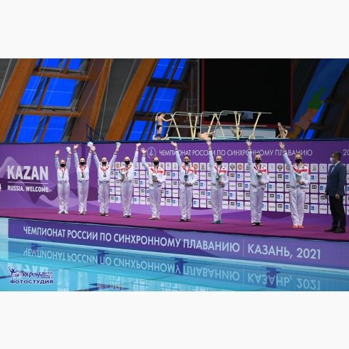 Итоги первого дня чемпионата России-2021 по синхронному плаванию