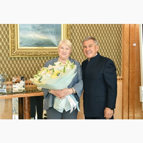 Встреча Рустама Минниханова с Татьяной Покровской
