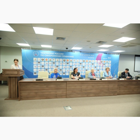 Пресс-конференция к чемпионату России-2022 по синхронному плаванию