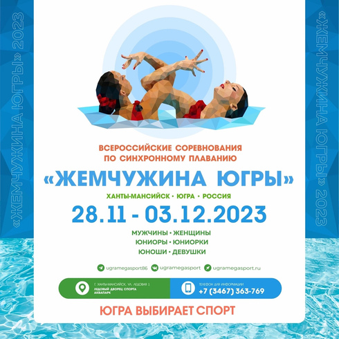 Всероссийские соревнования по синхронному плаванию«Жемчужина Югры» 2023 года
