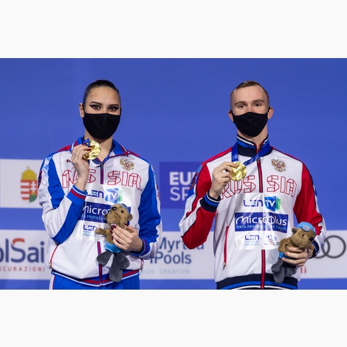 Золото чемпионата Европы по водным видам спорта