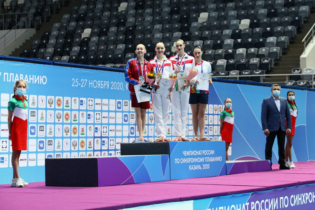 Дарья Кирсанова завоевала «золото» в технической программе на чемпионате России по синхронному плаванию